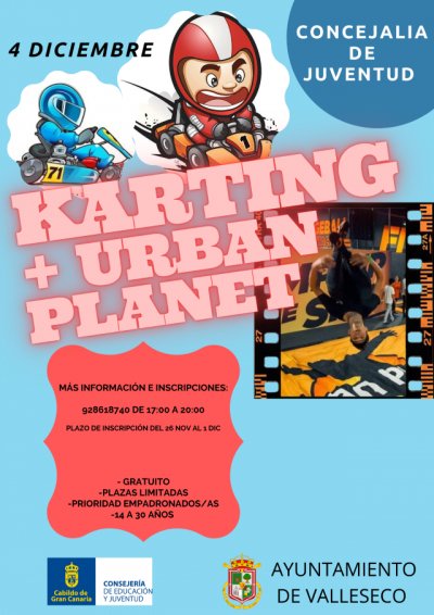 Planazo para la juventud vallesequense al karting y jump en el Urban Planet