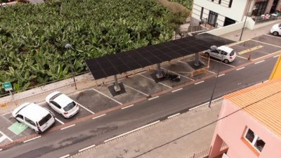 La Gomera: El Cabildo avanza en la instalaci&oacute;n de nuevos puntos de recarga autosuficientes para veh&iacute;culos