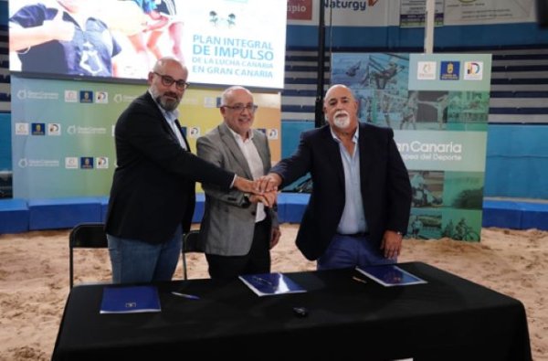 Cabildo y Federación Insular presentan el “Plan Integral de Impulso de la Lucha Canaria en Gran Canaria” (Vídeo)