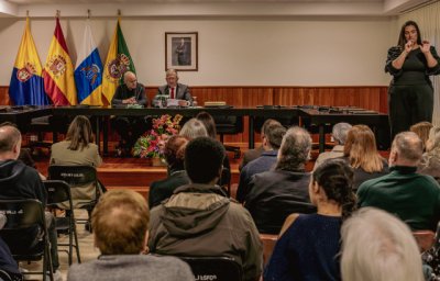 David Pantaleón rueda un pregón de cine para la historia de Valleseco
