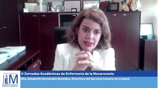 Elizabeth Hernández destaca el papel de la Enfermería dentro del sistema sanitario público canario