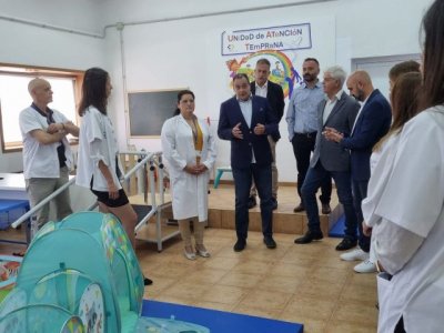 Blas Trujillo visita la nueva Unidad de Atenci&oacute;n Temprana de El Hierro que atiende a una veintena de menores