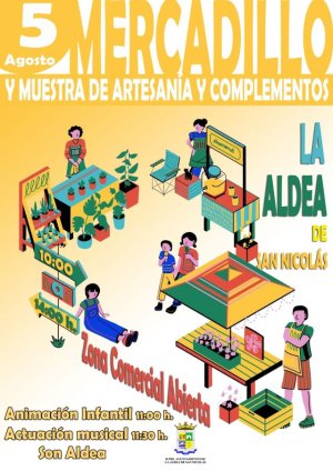 Son Aldea pondrá la nota musical al Mercadillo y la Muestra de Artesanía y Complementos de La Aldea de San Nicolás