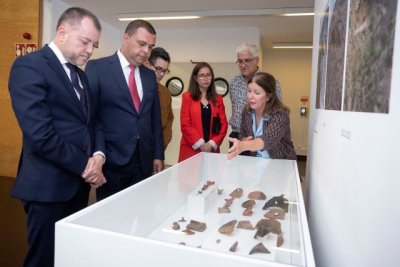 El Cabildo expone los nuevos hallazgos arqueol&oacute;gicos realizados en el yacimiento del Cenobio de Valer&oacute;n