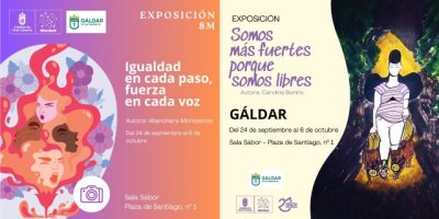 Gáldar: Las Casas Consistoriales acogen desde este martes dos exposiciones sobre Igualdad