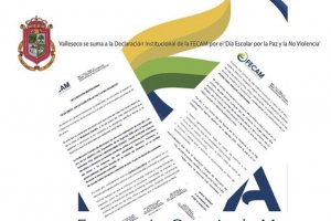 Valleseco se suma a la Declaración Institucional de la FECAM por el ‘Día Escolar por la Paz y la No Violencia’