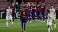 Bar&ccedil;a, Braga, Sevilla, Betis, Leipzig, Oporto, Rangers y Atalanta, a octavos
