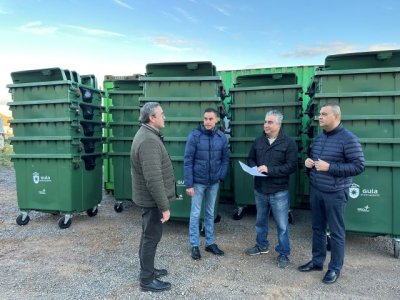 El Ayuntamiento de Guía inicia la sustitución de la totalidad de contenedores de recogida de residuos en el municipio