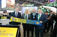 Turismo de Gran Canaria y la UD Las Palmas hacen equipo en la WTM para promocionar el destino insular en el Reino Unido