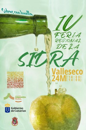 Valleseco se convierte en la capital de la sidra de Canarias con la celebraci&oacute;n de la IV Feria Regional de la Sidra
