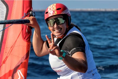 La espa&ntilde;ola Pilar Lamadrid reina en la jornada inaugural de los Lanzarote iQFOil Games