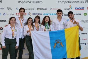 Canarias logra dos oros, dos platas y tres bronces en la competici&oacute;n SpainSkills 2026