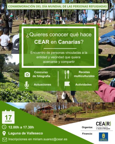 Valleseco y CEAR Canarias conmemoran el D&iacute;a Mundial de las personas refugiadas