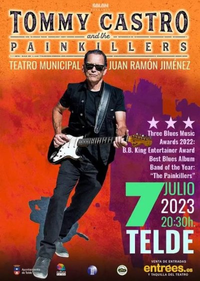 M&uacute;sica: Tommy Castro: &ldquo;El concierto en Gran Canaria ser&aacute; el mejor espect&aacute;culo que podamos hacer&rdquo;