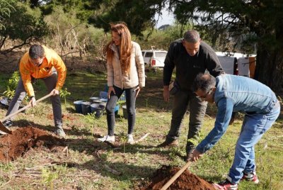 El Granca Live Forest se convierte en una realidad con la plantaci&oacute;n de los primeros 800 &aacute;rboles en Santa Mar&iacute;a de Gu&iacute;a