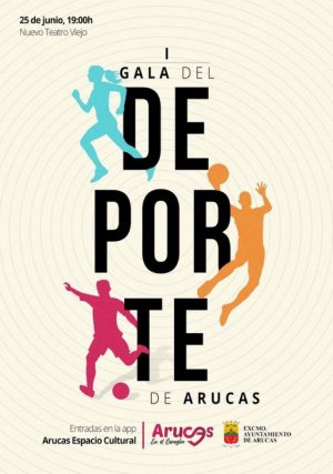 Este sábado día 25 de junio, en el Nuevo Teatro Viejo, se celebrará la I Gala del Deporte de Arucas