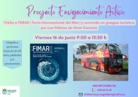G&aacute;ldar: El proyecto 'Envejecimiento Activo' organiza un visita a Fimar