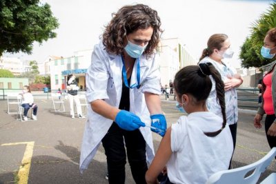 Más del 50% de la población de entre 5 y 11 años ha recibido la primera dosis de la vacuna contra la COVID-19