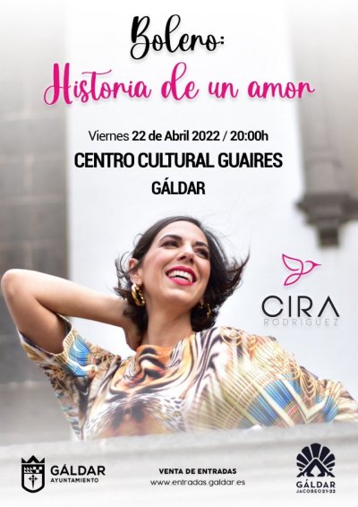 El proyecto más personal de Cira Rodríguez, “Bolero: Historia de un amor” viaja a Gáldar el 22 de abril