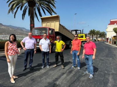 El Ayuntamiento de Gu&iacute;a ejecuta el reasfaltado en diversas calles de Becerril y La Atalaya