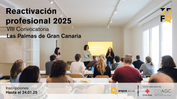 Fundación Arquia y Cruz Roja impulsan la reactivación profesional de arquitectos en Las Palmas de Gran Canaria