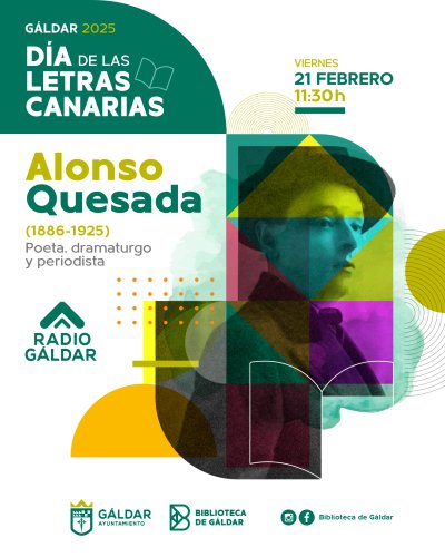G&aacute;ldar celebra el D&iacute;a de las Letras Canarias con un homenaje al escritor Alonso Quesada