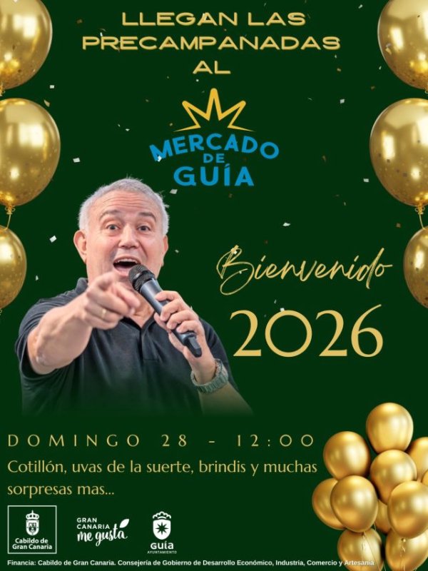 El Mercado de Gu&iacute;a celebra este domingo las Precampanadas de Fin de A&ntilde;o