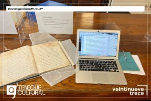Tenique Cultural y Veintinueve Trece reciben la documentaci&oacute;n de la emigraci&oacute;n lanzarote&ntilde;a a Uruguay