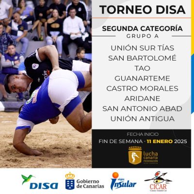 La Liga DISA de Segunda Categoría de Lucha Canaria ya conoce sus grupos para la 2024-2025