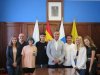 El alcalde recibe a los alumnos y profesores del IES Santa Mar&iacute;a de Gu&iacute;a que viajan a Turqu&iacute;a dentro del programa Erasmus