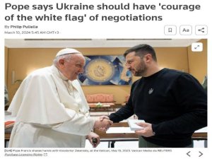 Art&iacute;culo de opini&oacute;n: 'El impulso de paz del Papa Francisco llega en un momento crucial en la guerra de poder entre la OTAN y Rusia'