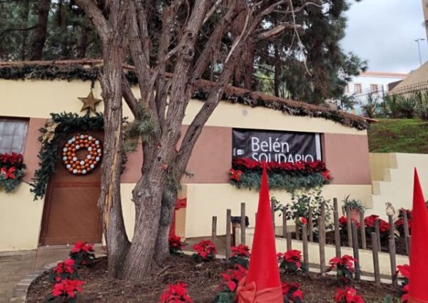 El Belén solidario de Teror abre sus puertas hasta Reyes en el Parque de Sintes
