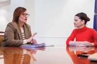 Delgado solicita m&aacute;s financiaci&oacute;n del Estado para incrementar el reparto de menores migrantes en 2024