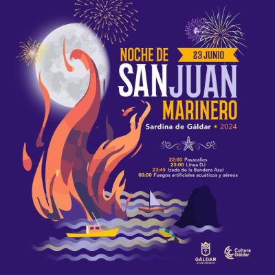 G&aacute;ldar: Sardina celebra el domingo la Noche de San Juan Marinero con m&uacute;sica y la izada de la Bandera Azul