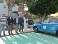 La red de puntos de recarga de veh&iacute;culos el&eacute;ctricos de Gran Canaria incorpora cinco m&oacute;dulos municipales de Santa Mar&iacute;a de Gu&iacute;a