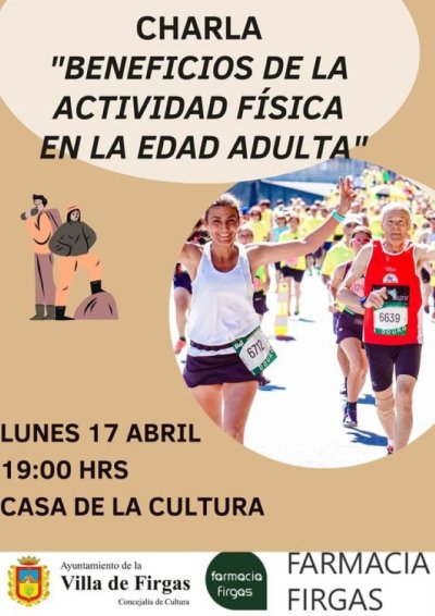 Villa de Firgas: Charla "Beneficios de la actividad f&iacute;sica en la edad adulta"
