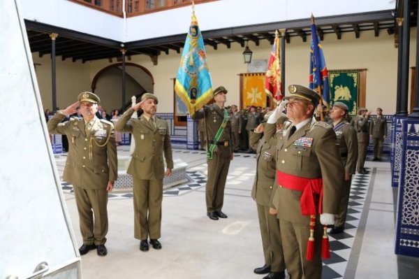 Despedida del teniente general Ramón Armada Vázquez, jefe del Estado Mayor del Cuartel General del Mando de Canarias