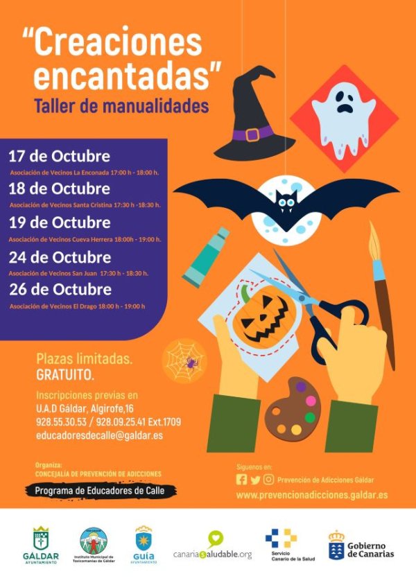 Gáldar: El programa &#039;Educadores de Calle&#039; prepara actividades con motivo de la celebración del día de los difuntos