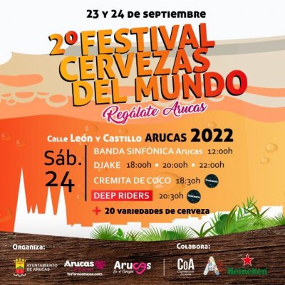 Arucas celebra la II Edición del Festival Cervezas del Mundo