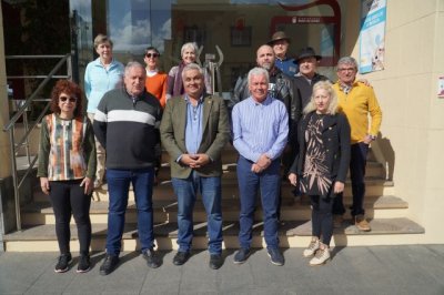 Puerto del Rosario: El alcalde Juan Jim&eacute;nez recibe a las asociaciones astron&oacute;micas de Fuerteventura y de Huesca