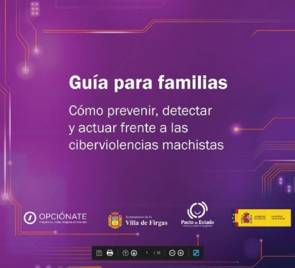 Villa de Firgas: &quot;Guía para familias: cómo prevenir, detectar y actuar frente a las ciberviolencias machistas&quot;