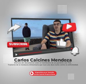 Carlos Calcines Mendoza quiere compartir cómo ha enfrentado y sigue afrontando su Trastorno de la Conducta Alimentaria (TCA) (Vídeo)