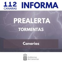 El Gobierno declara la prealerta por tormentas en toda Canarias
