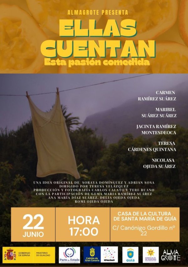 La Casa de la Cultura de Gu&iacute;a acoge la presentaci&oacute;n del documental &ldquo;Ellas cuentan, esta pasi&oacute;n comedida&rdquo;