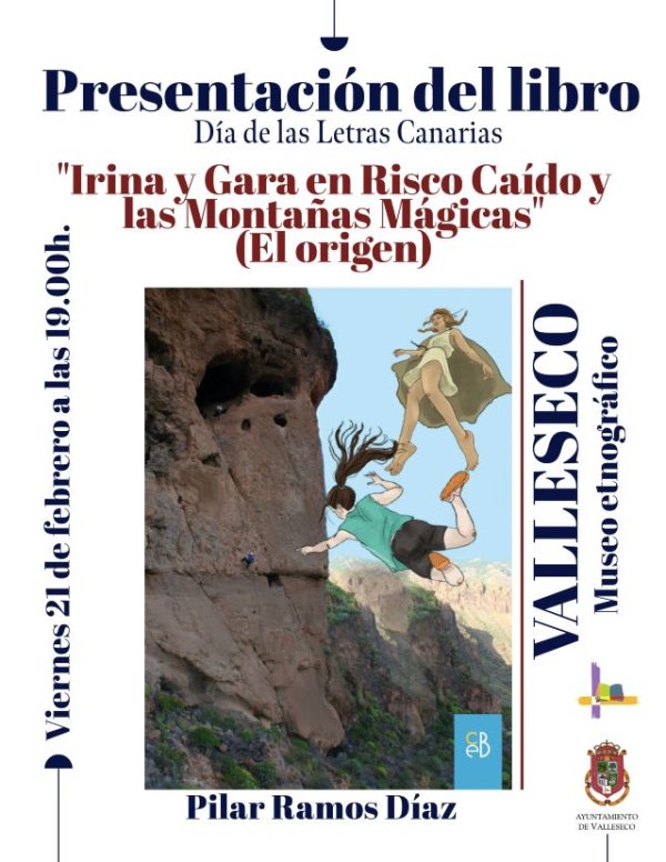 Valleseco acoge la presentación del libro ‘Irina y Gara en Risco Caído y las montañas mágicas’