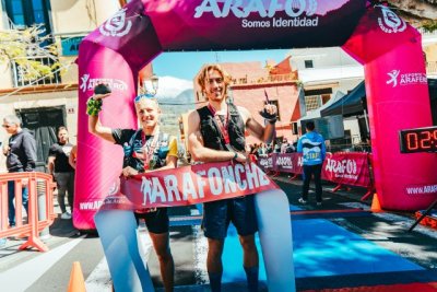 Javier Hern&aacute;ndez y A&iacute;da Campos, ganadores absolutos de la Arafonche Trail 2026