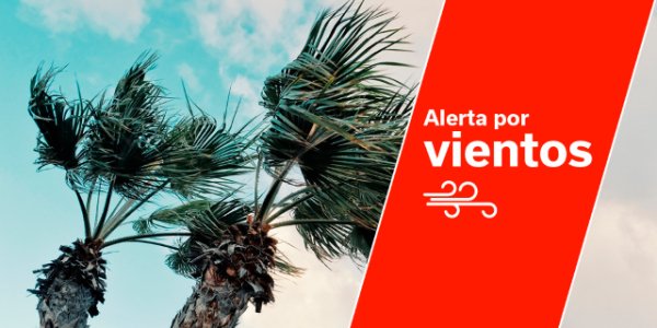 El Gobierno declara la situación de Alerta por viento en El Hierro y prealerta en el resto de las islas