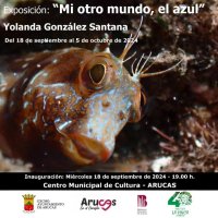 El 18 de septiembre llega Yolanda González al Centro Municipal de Cultura de Arucas con su exposición “Mi otro mundo, el azul”