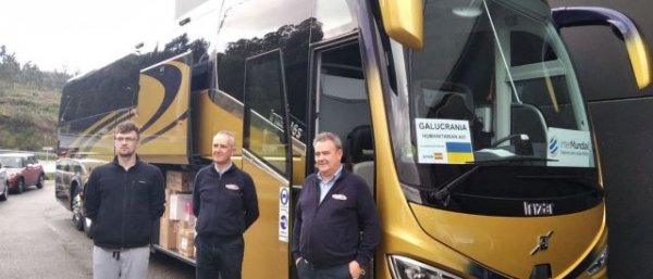 Fundación InterMundial ayuda a fletar un autobús para traer ucranianos a España