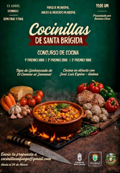 Santa Br&iacute;gida busca al mejor &ldquo;cocinillas&rdquo; del municipio